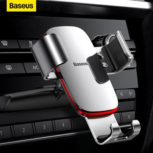 Mocowanie telefonu komórkowego Uruchomienie Baseus Gravity Car Telefon Wsparcie Wsparcie Smartfon Wspornik samochodowy