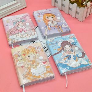 Lovely Notebook Eva Cartoon A6 Snap Fastener Rubber Sleeve School Supplies Stationery Wholesale