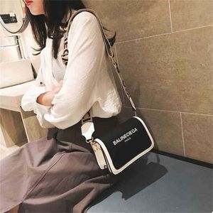 2023 Bags Clearance Outlets Handbag Explosive models Handbags Canvas letter printed small square belt off