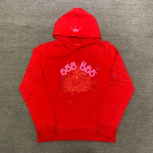 Erkek Trailsits sp5der hoodies genç haydut 555555 melek pembe kırmızı kaput pantolon erkekler top1 kaliteli ayakkabı sp5ders baskı örümcekleri kapüşon web sweatshirt gcrk