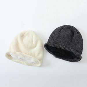 Berets 2Pcs/Set Women Hat Neck Warmer Windproof Non-shrink Cold Resistant Winter For Shopping