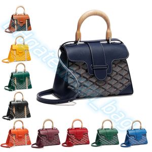 Bolsa de grife bolsas de couro genuíno clássicas moda bolsas de luxo carteira famosa alça de madeira bolsa masculina embreagem bolsa feminina cross body pochette de ombro com caixa câmera bolsa