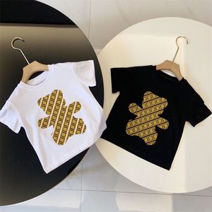 Kinder Luxus Kleidung Baby Kinder Designer T-shirt Jungen Sommer Kleidung Mädchen Kurzarm Mode Brief Shirts Unisex Tops 2 Farben