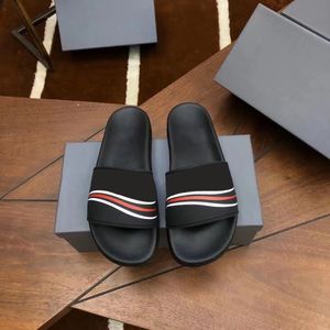 Paris Sliders Herr Dam Sommar Sandaler Strandtofflor Dam Flip Flops Loafers Svart Vit Blå Slides Chaussures Skor 35-45