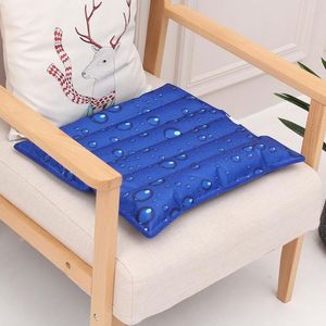 Pillow Summer Super Cool Quality Ice Water Snowflake Drip Print Filling Home Car Chair Pad Cooling