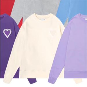 Desigenr Hoodie Mens Women Sweatshirts Tops Blouses Unisex Clothing Appearl T-shirts Long Sleeve Round Neck No Cap Plain Letters Hearts Thin Outerwear Hoodies