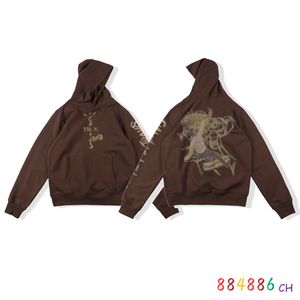 Men's Hoodies Sweatshirt 's Streetwear Hoodie High Quality Basic Payment Hand painted Graffiti Funny Portrait Pullover fw 230206