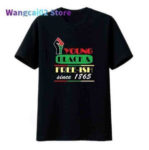 Erkek Tişörtler En İyi T-Shirt Juneteenth Erkekler Kadın Gömlek Yaz Topları Tee Kısa Kollu Gömlek 4xl 020723H