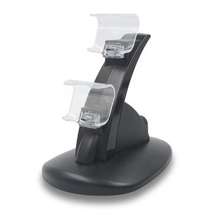 Dual Fast Charging Dock Station Stand Charger f￶r Sony PS4/Slim/Pro Controller Chargers Docking Stations