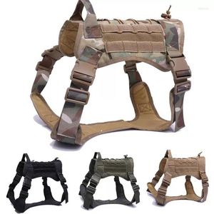 Hundkläder Tactical Vest 1000D Nylon Big Leashing Rope Outdoor Justerbar Training Hunting Set