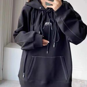 Men's Hoodies Sweatshirts ADER ERROR 21Fall Winter Unisex Drawstring Hoodie Embroidered Letters High Quality 1 1 Korean Fashion Oversized 230206