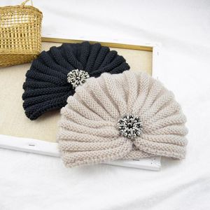ベレット冬の女性ファッションビーニーボーホンバラードアクセサリーウールウォームニットハットバッグヘッドキャップシルバーボールジュエリーフードイスラム教徒の帽子