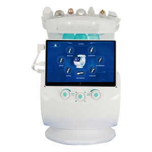 Macchina per il lifting del viso 7 in 1 Idrodermoabrasione Macchina per il viso Analizzatore della pelle Rimozione di comedone Jet Peel Acqua Peeling con ossigeno Pulizia