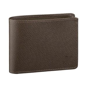 Aber Zupełnie nowe portfele męskie prawdziwe skórzane portfele dla mężczyzn M60895 Popularne portfele Portfel karty Portfel wiele krótkich Billfold276w