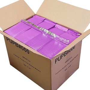 100-Pack Black Bubble Mailers - Padded Envelopes in Purple, Pink & Green for Secure Mailing and Packaging - 230206