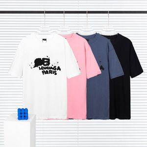 2023 Summer Mens Women Designers T Shirts Loose Tees Fashion Brands Tops Man S Casual Shirt Luxurys Clothing Street Shorts Sleeve Clothes Tshirts b8d4a