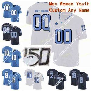 American College Football Wear College NCAA College Jerseys Carolina do Norte Tar Heels 1 Khafre Brown 10 Andre Smith 10 Mitchell Trubisky 10