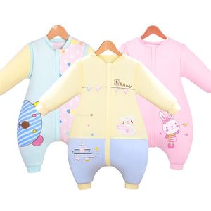 Fall and winter baby sleeping bags thicker cotton newborn infants and young children's cartoon Blanket Sleepers232j