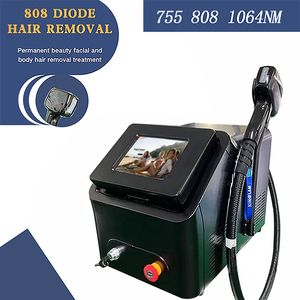 Professional 808nm Diode Laser Hårborttagningsmaskin Hudföryngring 1064NM 755NM Skönhetsutrustning med FDA -godkänd