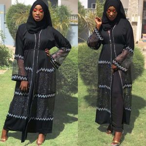 Etniska kläder muslimska kvinnor hijab abaya kimono caftan marocain arabe aftonklänningar mode damer kofta plus storlek klänning islamisk