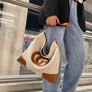 2023 Bags Clearance Outlets Design Lazy large capacity women's new leisure Tote Bag versatile one shoulder portable bag Handbags