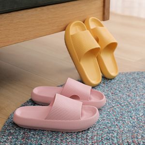 Водяные туфли для ванной комнаты нельзя сказать, что мода толстая подошва мягкая eva indor Slide Sandals повседневная пляжная платформа для мужчин женщины дома 230207