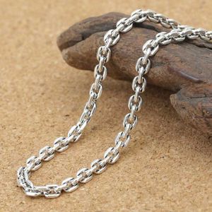 Pendant Necklaces Pure 3mm S925 Sterling Silver Jewelry Square Men Women Necklace Chain 925 silver Round chain necklace 0206