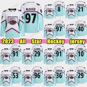 2023 All Star Conference Western Hockey''nHl Jersey Connor McDavid Kirill Kaprizov Cale Makar Matty Beniers Jason Robertson Logan Thompson Nathan