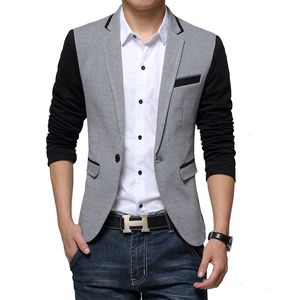 Mens Suits Blazers Slim Fit Casual Jacket Bomullsmän