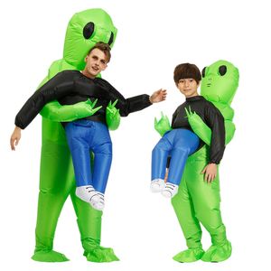 Costume Accessories Adult Kids Inflatable Alien Cosplay Costumes Halloween Cos Costume for Man Woman Scary Mascot Party Dress Funny Suit 230207