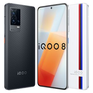 Telefono cellulare originale Vivo IQOO 8 5G Smart 12 GB RAM 256 GB ROM Snapdragon 888 Octa Core 48 MP NFC Android 6,56 pollici AMOLED ID impronta digitale a schermo intero Face Wake cellulare