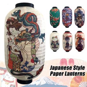 Inne imprezy imprezy 10 -calowe japoński styl Lantern Outdood Waterproof sushi sashimi cuisine Restaurant Izakaya Decor Rok 230206