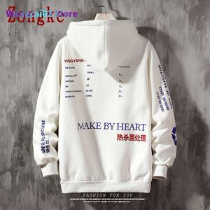 Herrtröjor tröjor zongke kinesiska element harajuku hoodie män kläder män hoodies hip hop manliga tröja japanska streetwear m-5xl 020723h