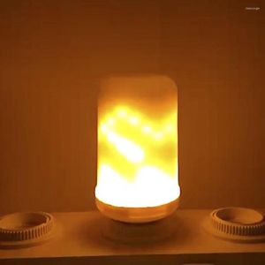 E27/E26 LED FLAME BURB FIRE LAMP FLICKERING LIGHT DYNAMIC EFFECTINCE