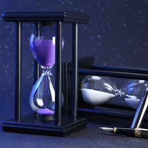 60 Minutes 8 06 inch Colorful Hourglass Sandglass Sand Clock Timers Wooden Frame Creative Gift Modern Home Decorations Ornaments312p