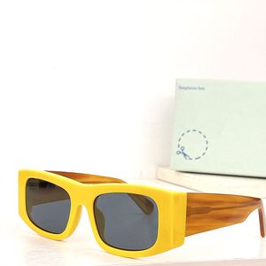 Óculos de sol para homens e mulheres estilo de verão omri056f anti-ultraviolet retro retro-forma placa de moldura completa moda de moda caixa aleatória