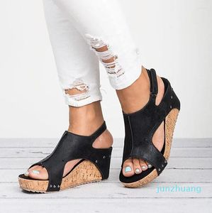 Dress Shoes Sooneeya Thick Platform Woman Sandals Summer 44 Gladiator Roman 2023 Wedges Heels Plus Size 43