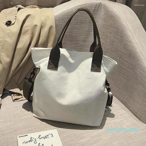 Bolsas de noite Canvas Bolsa Ladies Bolsa Bolsa de ombro Coreano File Fashle Moda Simple Crossbody Casual School 9514233