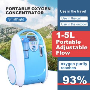 Máquina adelgazante 2-10L Concentrador de oxígeno médico ajustable de alto flujo con nebulizador