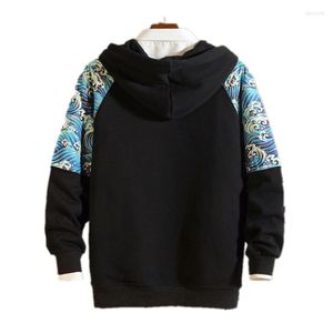 Men's Hoodies Blue XXL Spring Plus Size Xxxl 8xl 9xl Men Cotton Hoody Chinese Style Outerwear Male Turn-down Collar Hiphop Sweatshirts