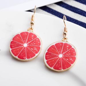 Dangle Earrings Chandelier Korea Cute Fruit Lady Strawberry Green Kiwi Grapefruit Watermelon GirlEarringsdangle