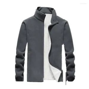 Moletons masculinos 2023 negócios de inverno Casual Plus Cashmere Stand Stand Collar Clotar Roupas folggy zip up kardigan erkek kaban jaqueta mascul