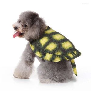 Ropa para perros Linda simulación verde tortuga mascota disfraz con cola pequeña Halloween Cosplay Chucky muñeca ropa festiva vestir divertido