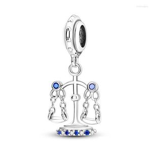 Charms Sparkling Nce Scale Fair Sier Color Dangle Charm Fit Original Bracelet Necklace Pendant Beads For Jewelry Making 2023 Drop De Dhrwn