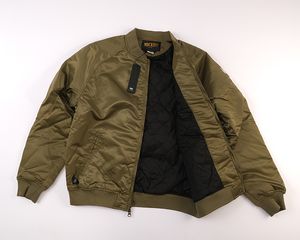 Jaquetas Men Jackets Bomber Jacket 10deep Exército Algodão Verde Casacos Bordados