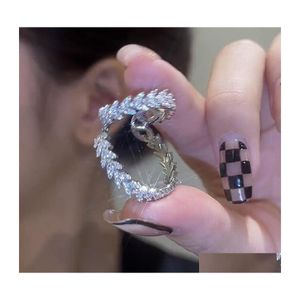 Ear Cuff Sweet Micro Inlaid Zircon No Pierced Rhinestone Women Fashion Earrings Jewelry 20220301 T2 Drop Delivery Dhukb