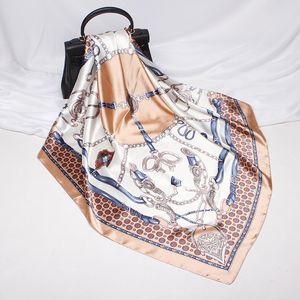 halsduk sjal för kvinnor design gåva halsduk bokstäver tryck blommig halsdukar utomhus strand sjal hår halsduk huvudduk cravat väska dekoration lyx mode halsdukar