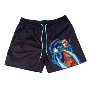 Men's Shorts Anime Sports Mężczyzn Kobiet Klasyczny trening na siłowni MESH One Warstwa Running Modna Design Swimming Fiess 148