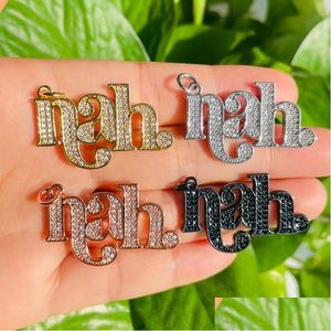 Charms 5 Stück Rosa Parks Zitate Nah Word für Schmuckherstellung Zirkonia Pave Brief Anhänger Frauen Armband Halskette Armreif Earringc D5A