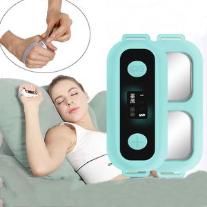 スリープマスクハンドストラップエイドデバイスは不眠症の機器圧力緩和夜不安療法リラクゼーション230208を緩和するのに役立ちます